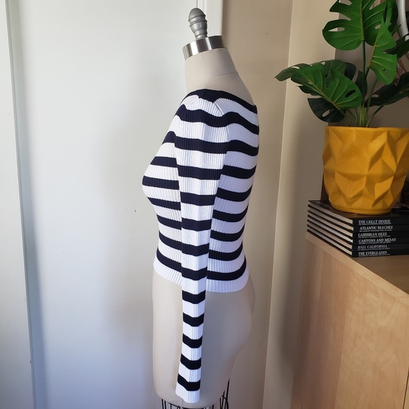 Nautical Stripe Sweater Size Large NEW! - Picture 2 of 11